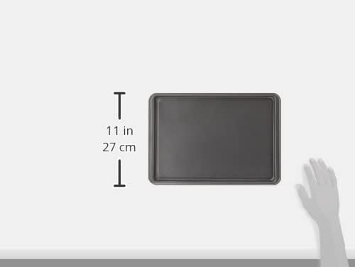 DISHFRONT Nonstick Baking Sheet Set – 3-Piece Heavy-Duty Steel Cookie & Baking Pan Set