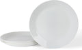 DISHFRONT3 Opalton Dinner Plates 6-Piece 10-Inch Plate Set – Elegant Everyday Dining Plates